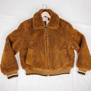 Bershka Teddy Jacket Size L